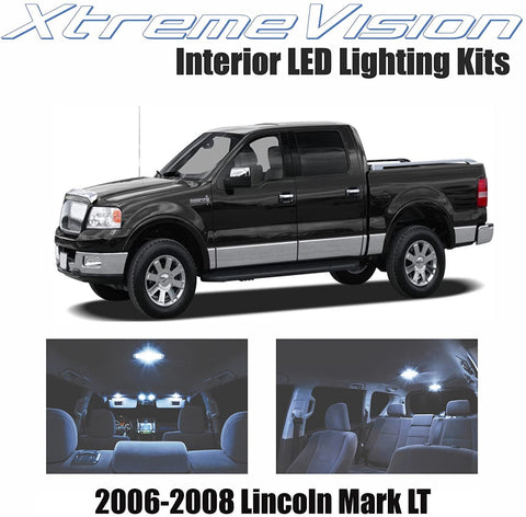 Xtremevision Interior LED for Lincoln Mark LT 2006-2008 (6 Pieces) Cool White Interior LED Kit + Installation Tool