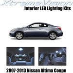 XtremeVision Interior LED for Nissan Altima Coupe 2 Door 2007-2013 (15 pcs)