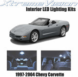 XtremeVision Interior LED for Chevrolet Corvette 1997-2004 (6 Pieces) Cool White Interior LED Kit + Installation Tool