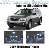 Xtremevision Interior LED for Mazda Tribute 2007-2011 (8 Pieces) Cool White Interior LED Kit + Installation Tool