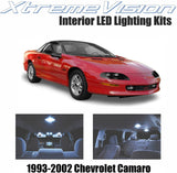 Xtremevision Interior LED for Chevrolet Camaro 1993-2002 (3 Pieces) Cool White Interior LED Kit + Installation Tool