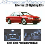XtremeVision Interior LED for Pontiac Grand Am 1992-1998 (6 Pieces) Cool White Interior LED Kit + Installation Tool