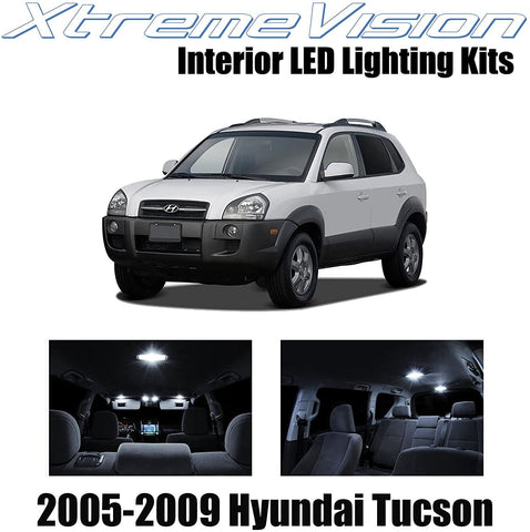 XtremeVision Interior LED for Hyundai Tuscon 2005-2009 (6 pcs)