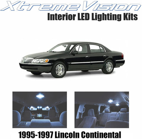 XtremeVision Interior LED for Lincoln Continental 1995-1997 (8 Pieces)
