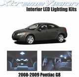 Xtremevision Interior LED for Pontiac G8 2008-2009 (4 Pieces) Cool White Interior LED Kit + Installation Tool