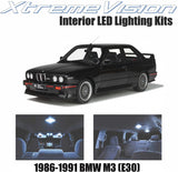 XtremeVision Interior LED for BMW M3 (E30) 1986-1991 (4 Pieces) Cool White Interior LED Kit + Installation Tool