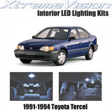 XtremeVision Interior LED for Toyota Tercel 1991-1994 (2 Pieces) Cool White Interior LED Kit + Installation Tool