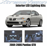 XtremeVision Interior LED for Pontiac GTO 2004-2006 (8 Pieces) Cool White Interior LED Kit + Installation Tool