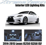 XtremeVision Interior LED for Lexus IS250 IS350 ISF 2014-2015 (11 pcs)