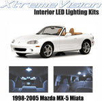 XtremeVision Interior LED for Mazda MX-5 Miata 1998-2005 (2 Pieces) Cool White Interior LED Kit + Installation Tool