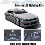 Xtremevision Interior LED for Nissan 240SX 1995-1998 (3 Pieces) Cool White Interior LED Kit + Installation Tool