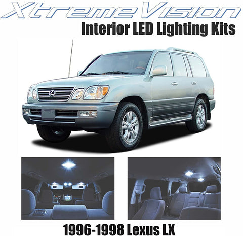 XtremeVision Interior LED for Lexus LX 1996-1998 (9 Pieces)