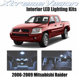 Xtremevision Interior LED for Mitsubishi Raider 2006-2009 (8 Pieces) Cool White Interior LED Kit + Installation Tool