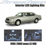 XtremeVision Interior LED for Lexus LS 400 1995-2000 (13 Pieces) Cool White Interior LED Kit + Installation Tool