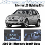 XtremeVision Interior LED for Mercedes-Benz M-Class 2006-2011 (11 Pieces) Cool White Interior LED Kit + Installation Tool