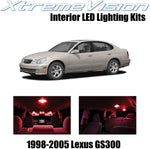 XtremeVision Interior LED for Lexus GS300 GS400 GS430 1998-2005 (12 pcs)