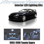 XtremeVision Interior LED for Toyota Supra 1993-1998 (2 Pieces) Cool White Interior LED Kit + Installation Tool