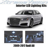XtremeVision LED for Audi A8 2009-2017 (3 Pieces) Cool White Premium Interior LED Kit Package + Installation Tool