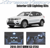 XtremeVision Interior LED for BMW X3 (F26) 2014-2017 (16 Pieces) Cool White Interior LED Kit + Installation Tool