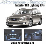 XtremeVision Interior LED for Volvo V70 2008-2015 (7 Pieces) Cool White Interior LED Kit + Installation Tool