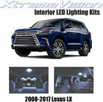 XtremeVision Interior LED for Lexus LX 2008-2017 (12 Pieces) Cool White Interior LED Kit + Installation Tool