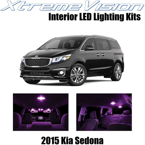 XtremeVision Interior LED for Kia Sedona 2015+ (9 pcs)