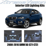 XtremeVision Interior LED for BMW X6 (E71/E72) 2008-2016 (14 Pieces) Cool White Interior LED Kit + Installation Tool