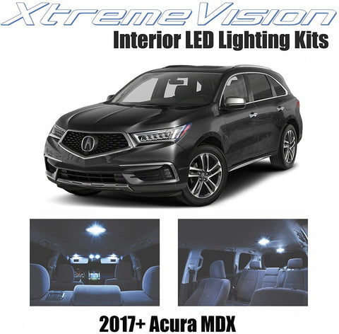 XtremeVision LED for Acura MDX 2017+ (13 Pieces) Cool White Premium Interior LED Kit Package + Installation Tool