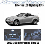 Xtremevision Interior LED for Mercedes-Benz SL 2003-2008 (8 Pieces) Cool White Interior LED Kit + Installation Tool