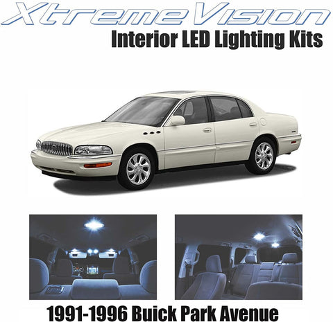 XtremeVision Interior LED for Buick Park Avenue 1991-1996 (20 Pieces) Cool White Interior LED Kit + Installation Tool