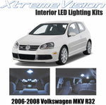 XtremeVision Interior LED for Volkswagen MKV R32 2006-2008 (10 Pieces) Cool White Interior LED Kit + Installation Tool