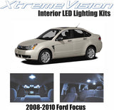 Xtremevision Interior LED for Ford Focus 2008-2010 (3 Pieces) Cool White Interior LED Kit + Installation Tool