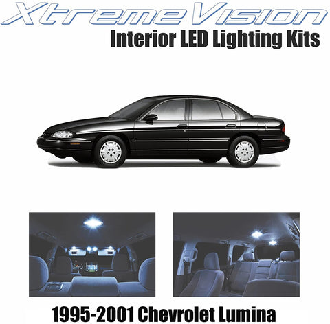 Xtremevision Interior LED for Chevrolet Lumina 1995-2001 (6 Pieces) Cool White Interior LED Kit + Installation Tool