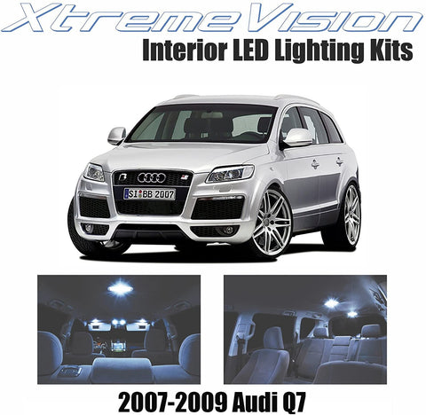 XtremeVision LED for Audi Q7 2007-2009 (16 Pieces) Cool White Premium Interior LED Kit Package + Installation Tool