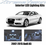 XtremeVision LED for Audi A5 2007-2015 (11 Pieces) Cool White Premium Interior LED Kit Package + Installation Tool