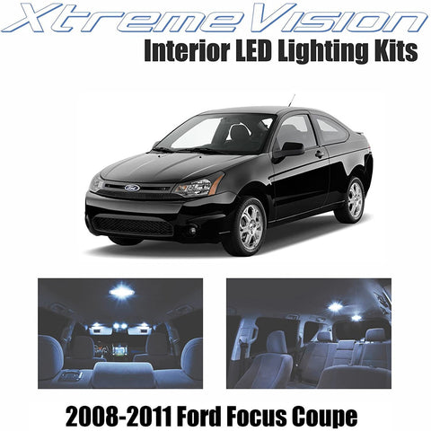 Xtremevision Interior LED for Ford Focus Coupe 2008-2011 (4 Pieces)