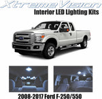 Xtremevision Interior LED for Ford F-250-550 2008-2017 (5 Pieces) Cool White Interior LED Kit + Installation Tool