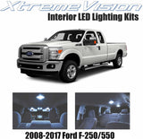 Xtremevision Interior LED for Ford F-250-550 2008-2017 (5 Pieces) Cool White Interior LED Kit + Installation Tool
