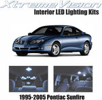 XtremeVision Interior LED for Pontiac Sunfire (Coupe, Sedan, Convertible) 1995-2005 (6 Pieces) Cool White Interior LED Kit + Installation Tool