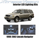 Xtremevision Interior LED for Lincoln Navigator 1998-2002 (12 Pieces) Cool White Interior LED Kit + Installation Tool