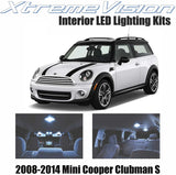 Xtremevision Interior LED for Mini Cooper Clubman S 2008-2014 (7 Pieces) Cool White Interior LED Kit + Installation Tool