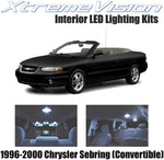 XtremeVision Interior LED for Chrysler Sebring (Convertible) 1996-2000 (8 Pieces) Cool White Interior LED Kit + Installation Tool