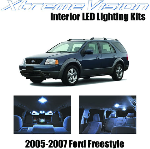 XtremeVision Interior LED for Ford Freestyle 2005-2007 (6 Pieces) Cool White Interior LED Kit + Installation Tool