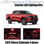 XtremeVision Interior LED for Chevy Colorado 4DR 2015 (13 pcs)