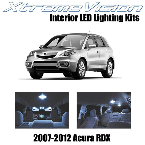 XtremeVision LED for Acura RDX 2007-2012 (6 Pieces) Cool White Premium Interior LED Kit Package + Installation Tool