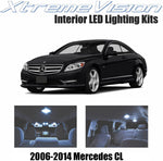 XtremeVision Interior LED for Mercedes-Benz CL 2006-2014 (11 Pieces) Cool White Interior LED Kit + Installation Tool