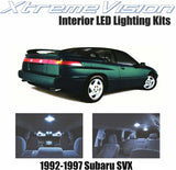 Xtremevision Interior LED for Subaru SVX 1992-1997 (8 Pieces) Cool White Interior LED Kit + Installation Tool