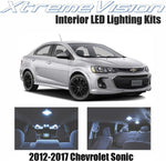 Xtremevision Interior LED for Chevrolet Sonic 2012-2017 (4 Pieces) Cool White Interior LED Kit + Installation Tool