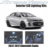 Xtremevision Interior LED for Chevrolet Sonic 2012-2017 (4 Pieces) Cool White Interior LED Kit + Installation Tool