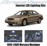 XtremeVision Interior LED for Mercury Mystique 1995-2000 (10 Pieces) Cool White Interior LED Kit + Installation Tool